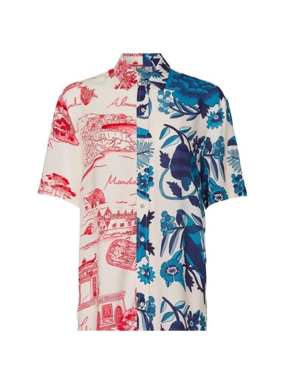 NEW Farm Rio Women’s Mixed Prints Uni Shirt Size SMALL